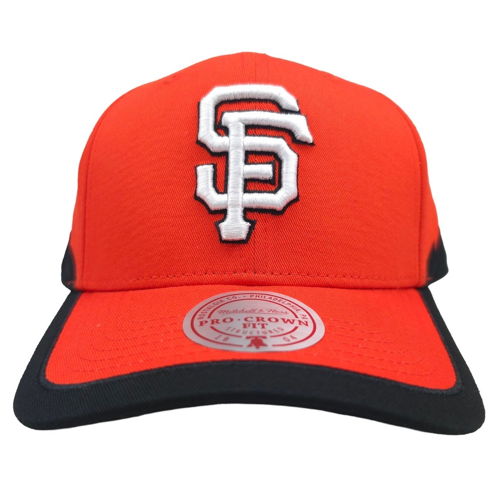 San Francisco Giants Mitchell & Ness MLB Pro Fit Snapback Hat Cap 3D Logo NWT